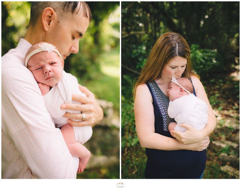 Winter Garden Newborn Photography