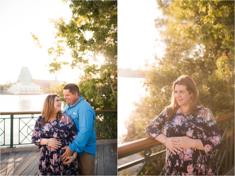 winter garden maternity photographer