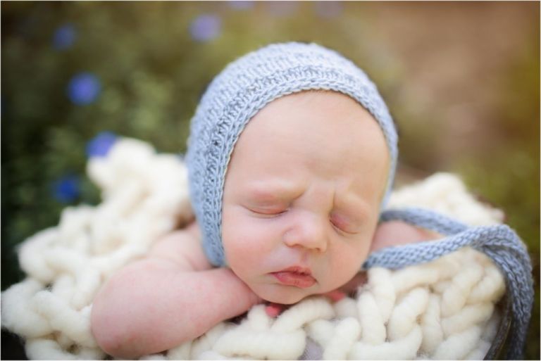 Outside Newborn Photography
