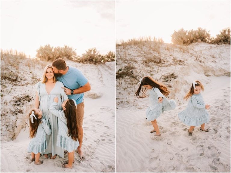 ponce inlet beach maternity photographer