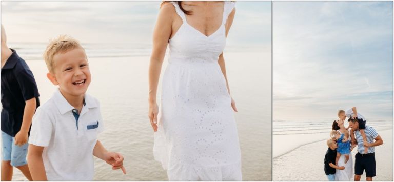 family beach photography